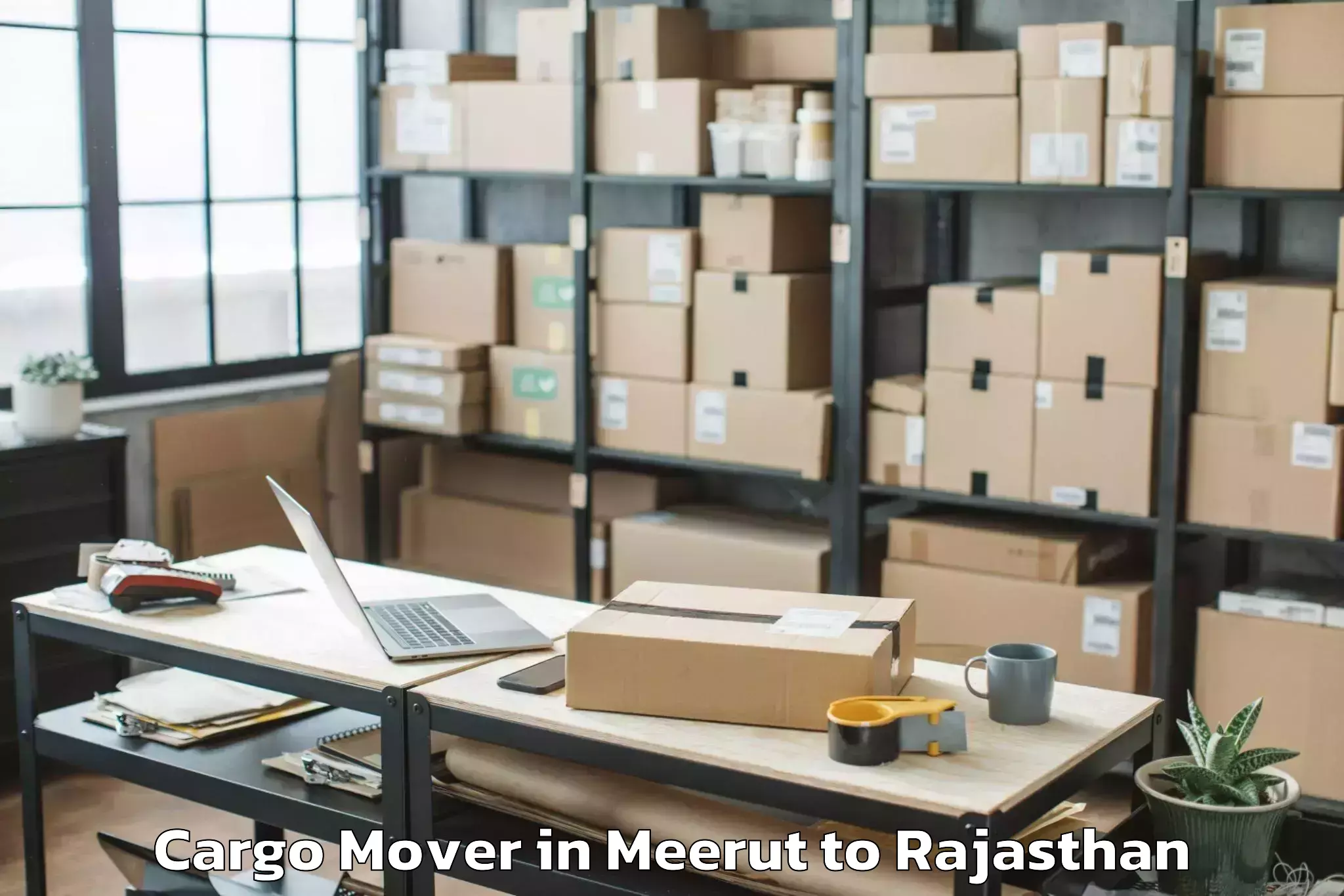 Book Meerut to Sardarshahar Cargo Mover